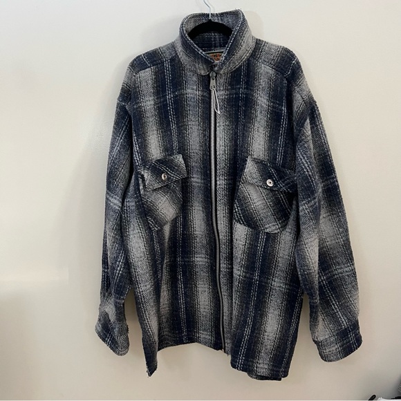 Vintage Plaid oversized Jacket - Picture 3 of 7